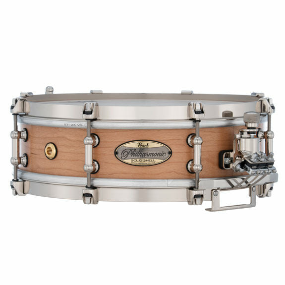 Pearl Philharmonic Concert Snare Drum - Solid Shell Cherry 13x4, 45 Degree Bearing Edges