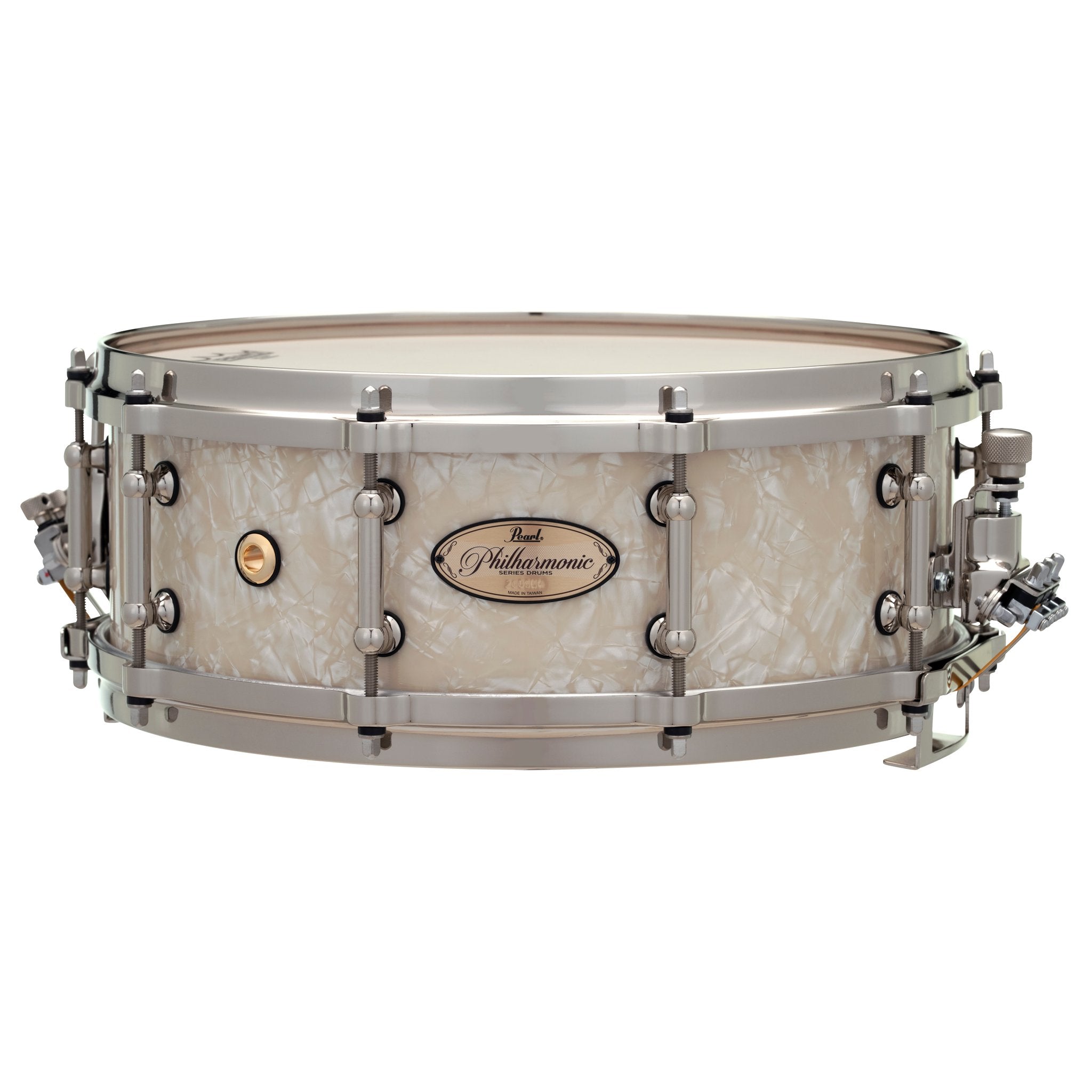 Pearl Philharmonic Maple Concert Snare Drum - 14" x 5" - Nicotine White Marine Pearl - Image 1