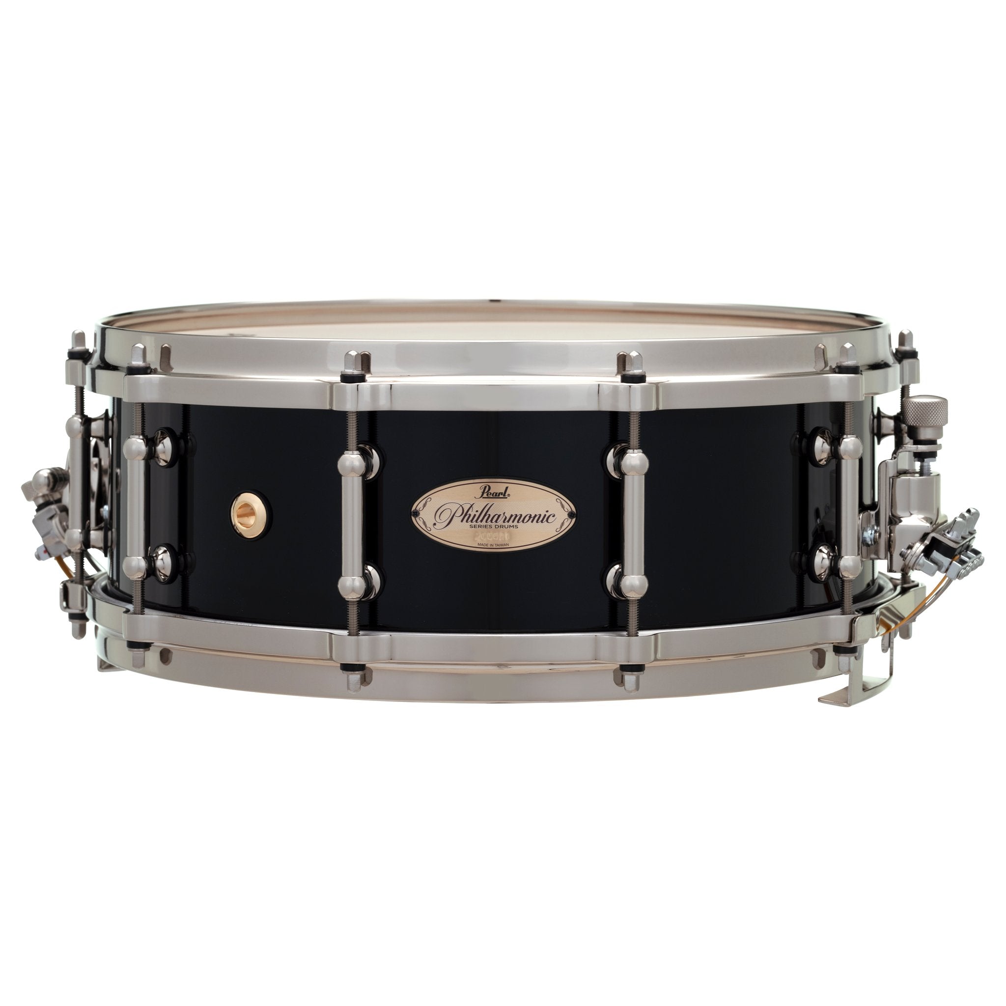 Pearl Philharmonic Maple Concert Snare Drum - 14" x 5" - Piano Black - Image 1