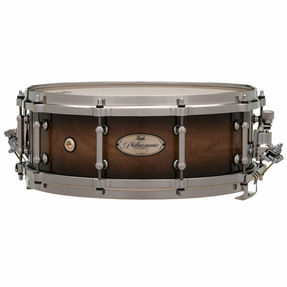Walnut Lacquer - Pearl 14x5 Philharmonic Series Maple Snare Drum
