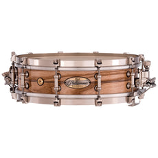 Pearl Philharmonic Solid Shell Ash Concert Snare Drum - 14" x 4" - 45-degree Bearing Edges - Boxwood-Rose Single Inlay - Image 1