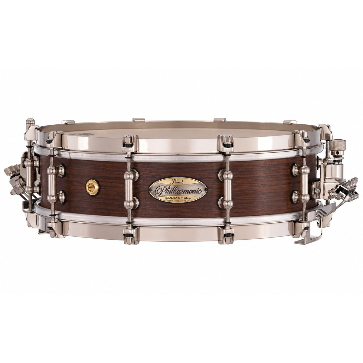 Pearl Philharmonic Solid Shell Rosewood Concert Snare Drum 14" x 4" 45 Degree Bearing Edge No Inlay PHSR1440/N1000