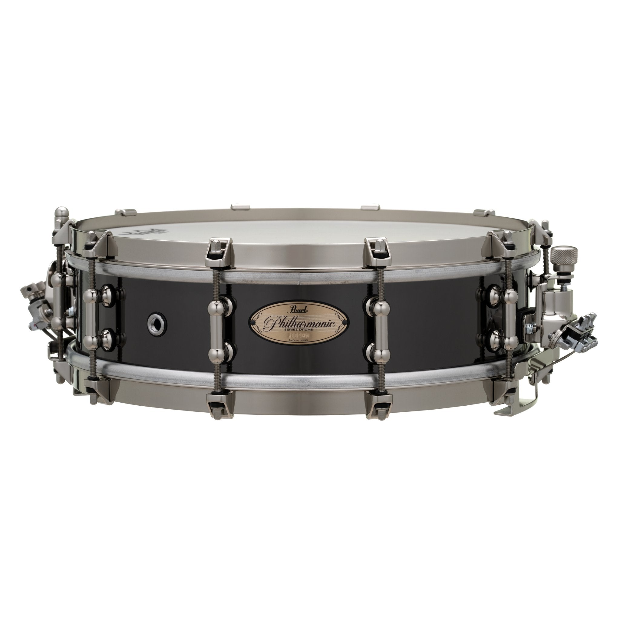 Pearl Philharmonic Straight Brass Concert Snare Drum - 14" x 4" - Image 1
