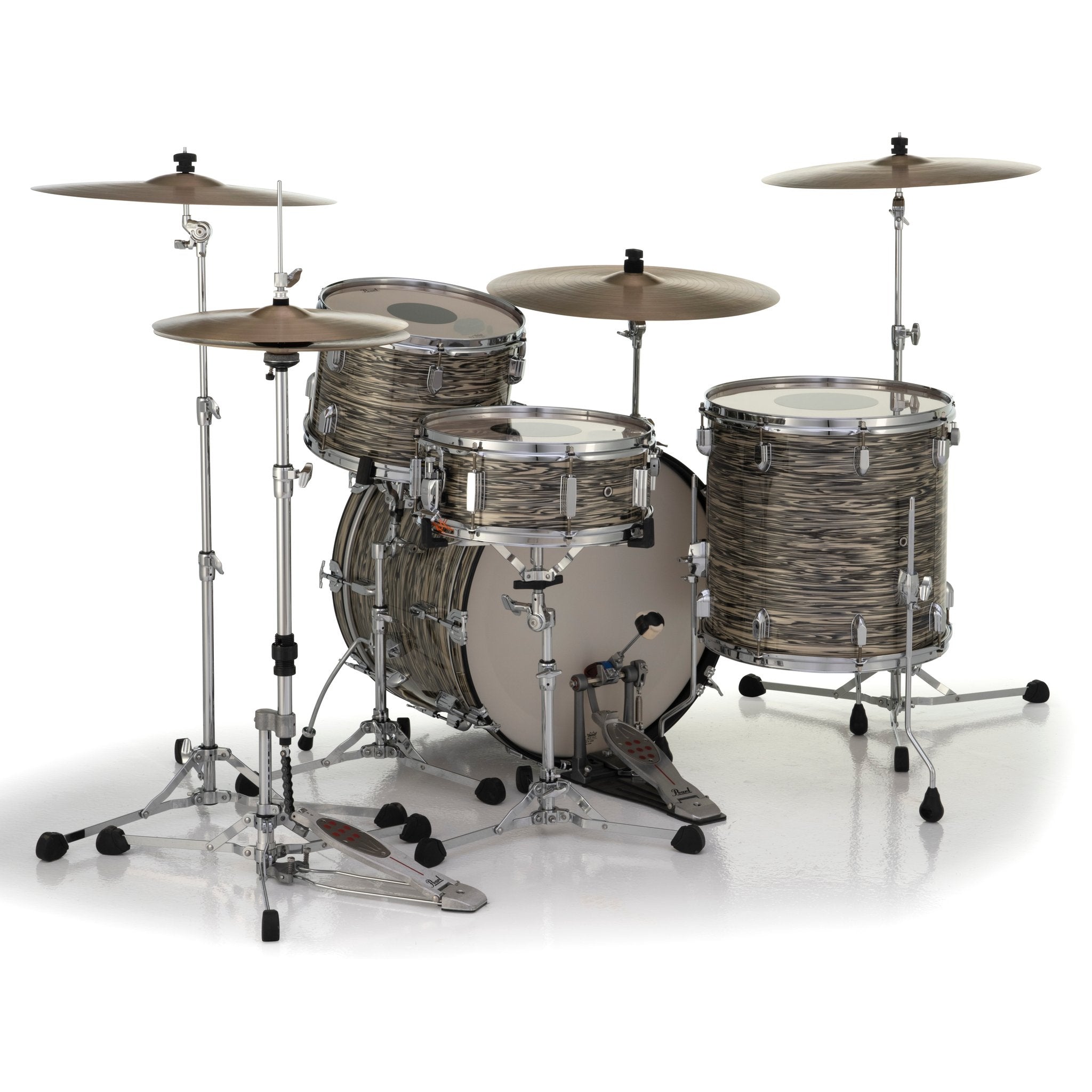 Pearl President Series Deluxe 3-piece Drum Set Shell Pack - 22" Bass Drum - Desert Ripple - Image 3