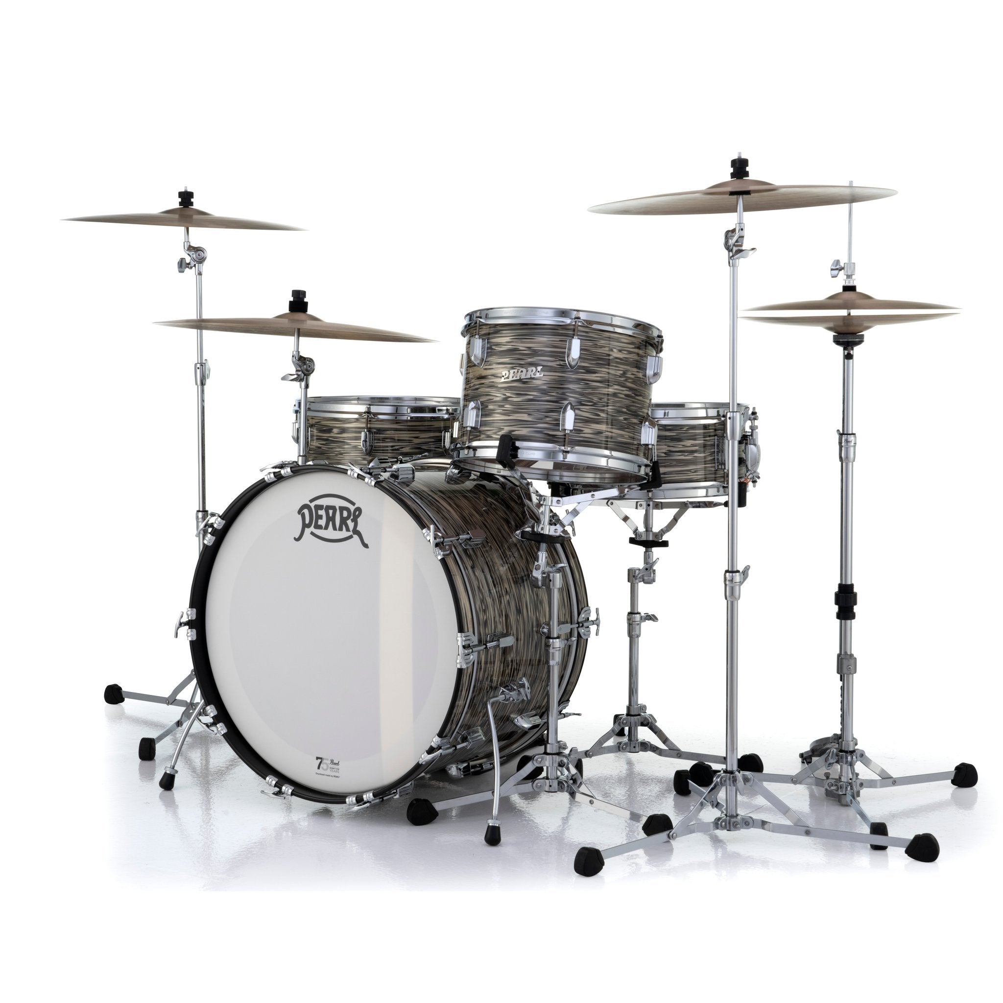 Pearl President Series Deluxe 3-piece Drum Set Shell Pack - 22" Bass Drum - Desert Ripple - Image 5