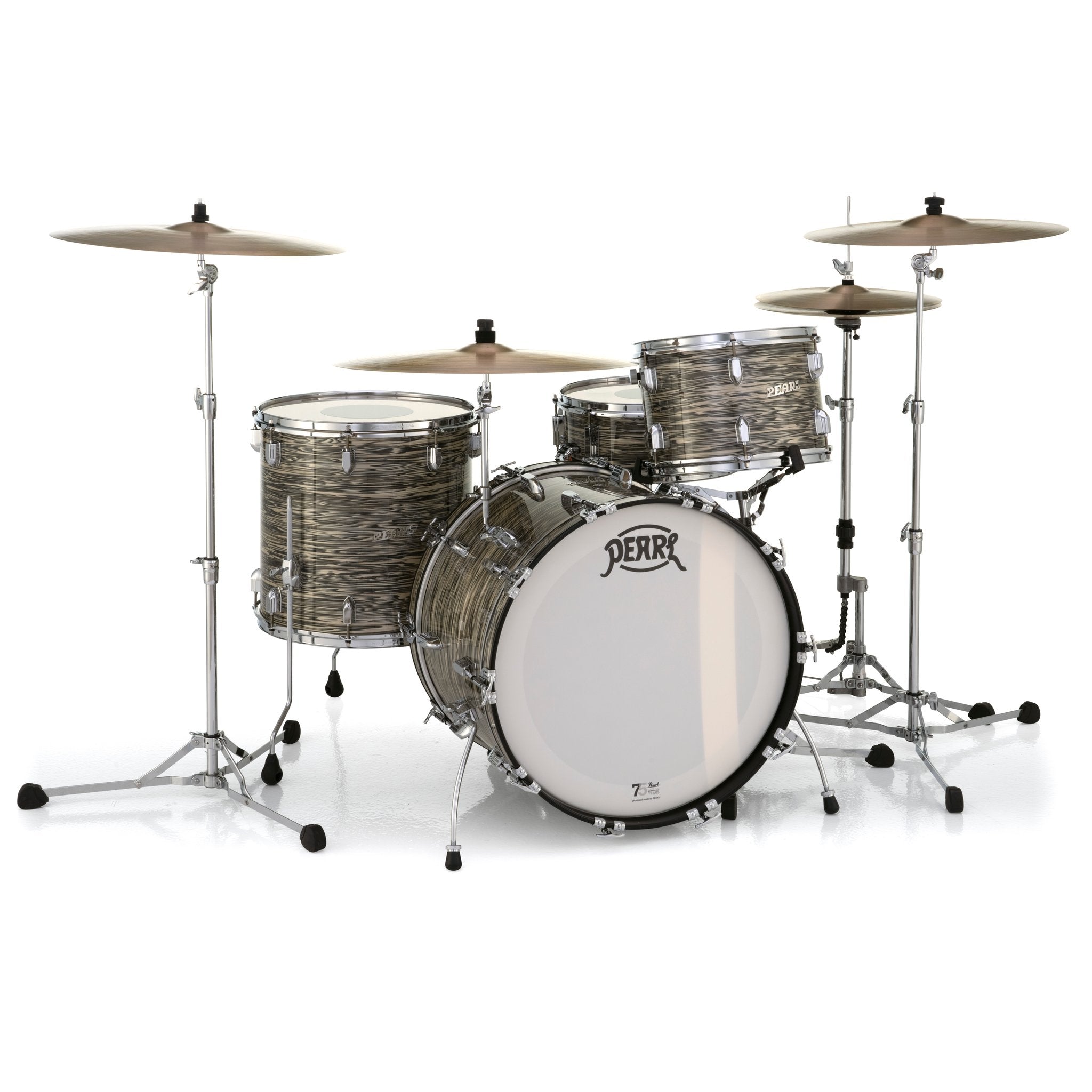 Pearl President Series Deluxe 3-piece Drum Set Shell Pack - 22" Bass Drum - Desert Ripple - Image 1