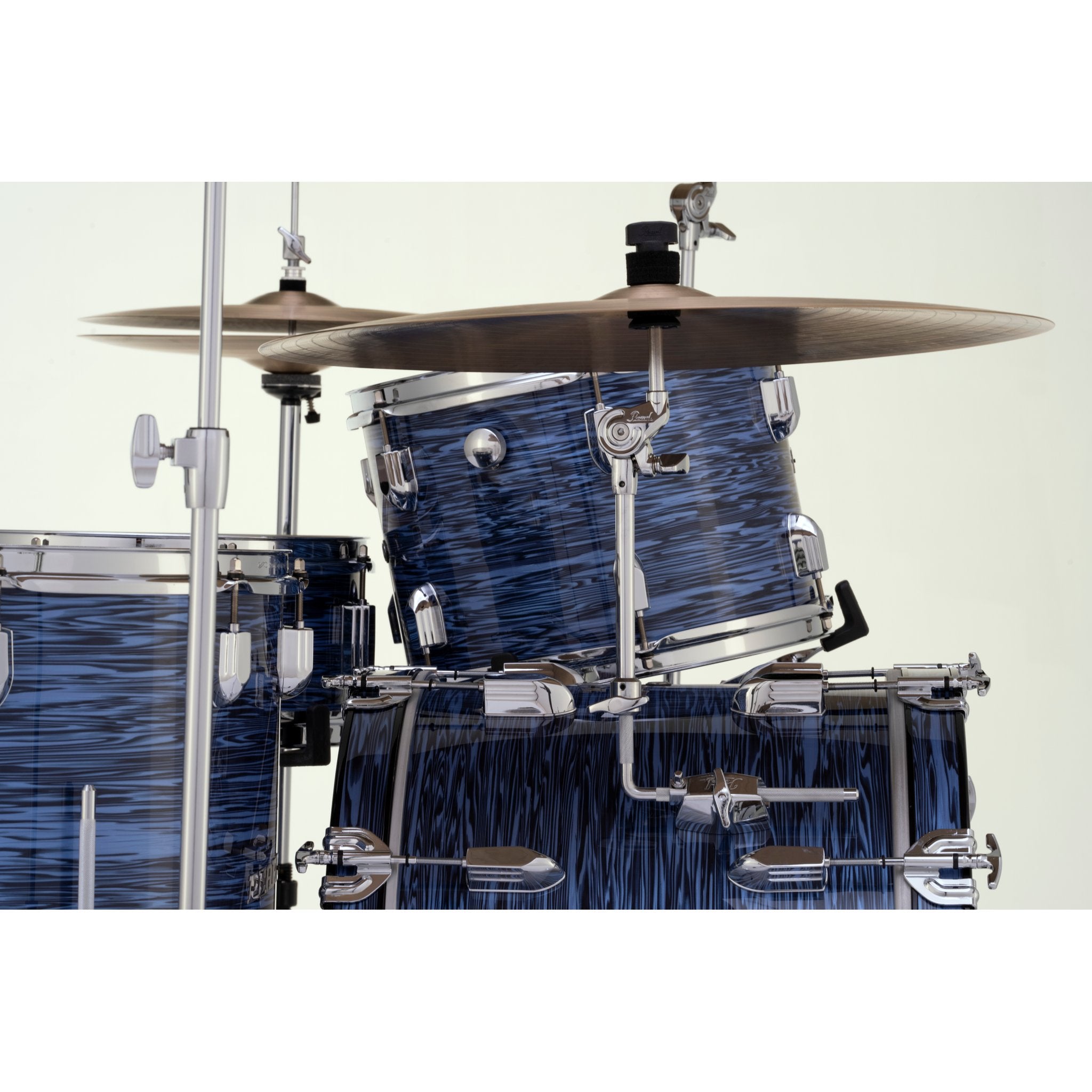 Pearl President Series Deluxe 3-piece Drum Set Shell Pack - 22" Bass Drum - Ocean Ripple - Image 5