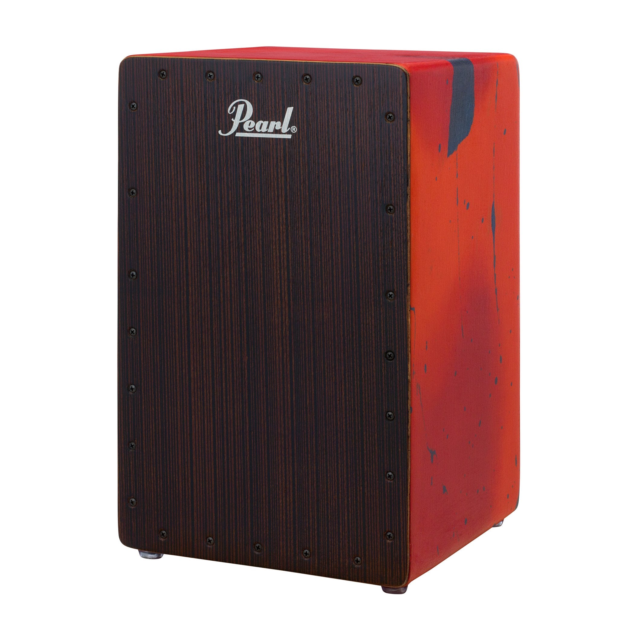 Pearl Primero Abstract Red Cajon | Steve Weiss Music