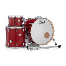 Pearl Professional 3-piece Maple Drum Set Shell Pack - 22" Bass Drum - Sequoia Red - Image 10