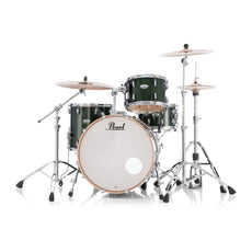 Pearl Professional 3-piece Maple Drum Set Shell Pack - 24" Bass Drum - Emerald Mist - Image 1