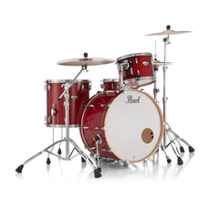 Pearl Professional 3-piece Maple Drum Set Shell Pack - 24" Bass Drum - Sequoia Red - Image 1