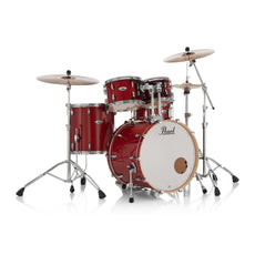 Pearl Professional 4-piece Maple Drum Set Shell Pack - 22" Bass Drum - Sequoia Red - Image 1