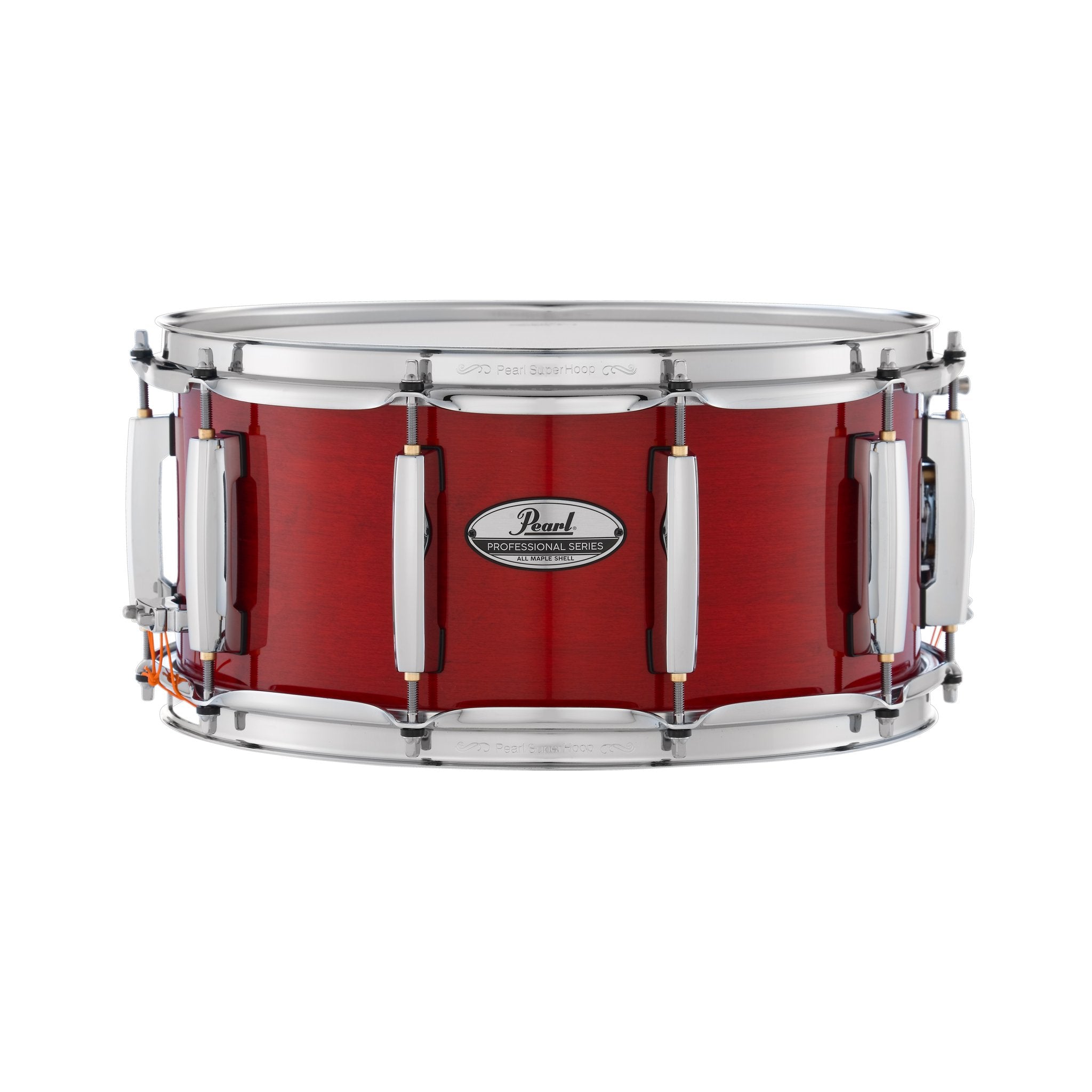 Pearl Professional Maple Snare Drum - 14" x 6.5" - Sequoia Red - Image 1
