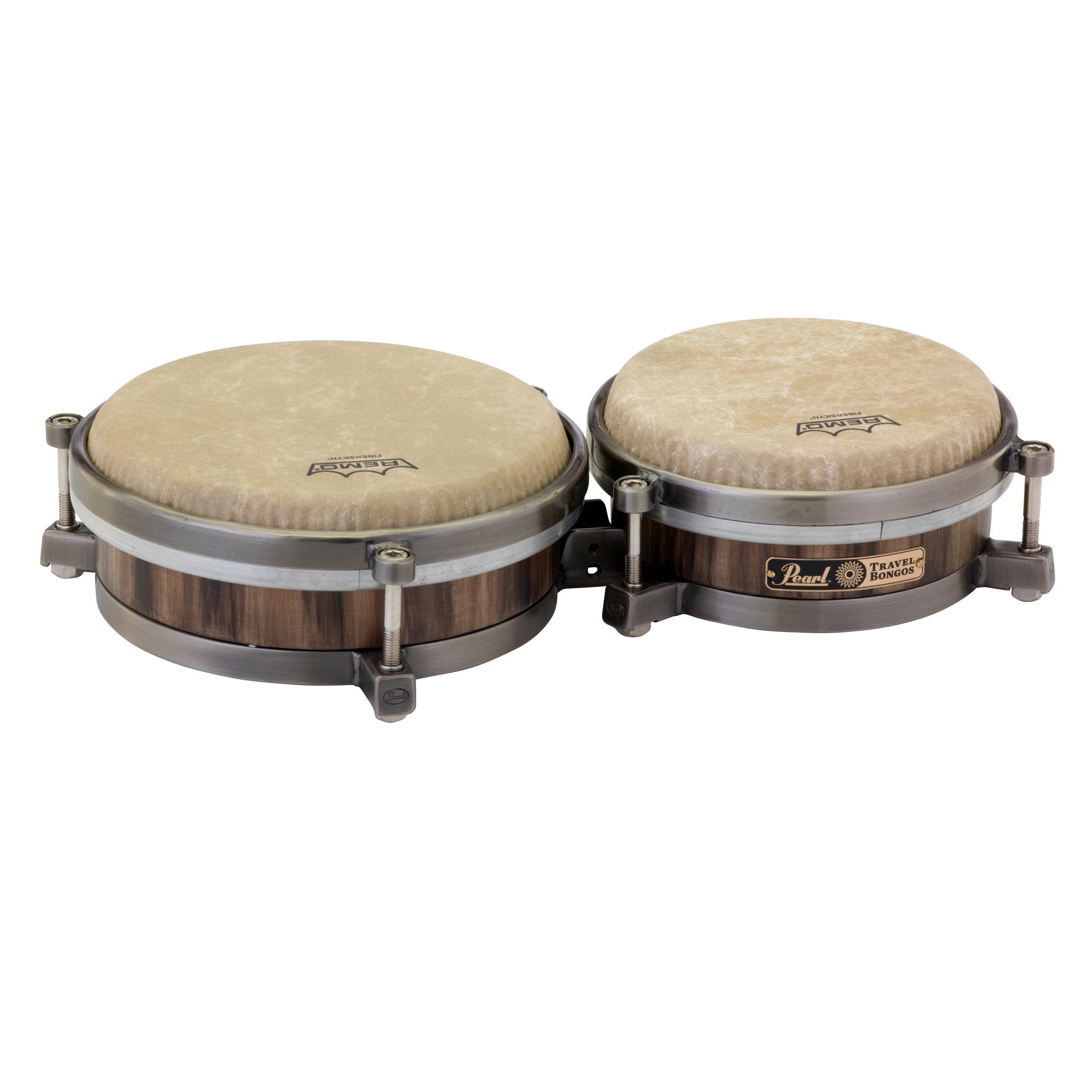 Pearl Travel Bongos with Seated Stand | Steve Weiss Music