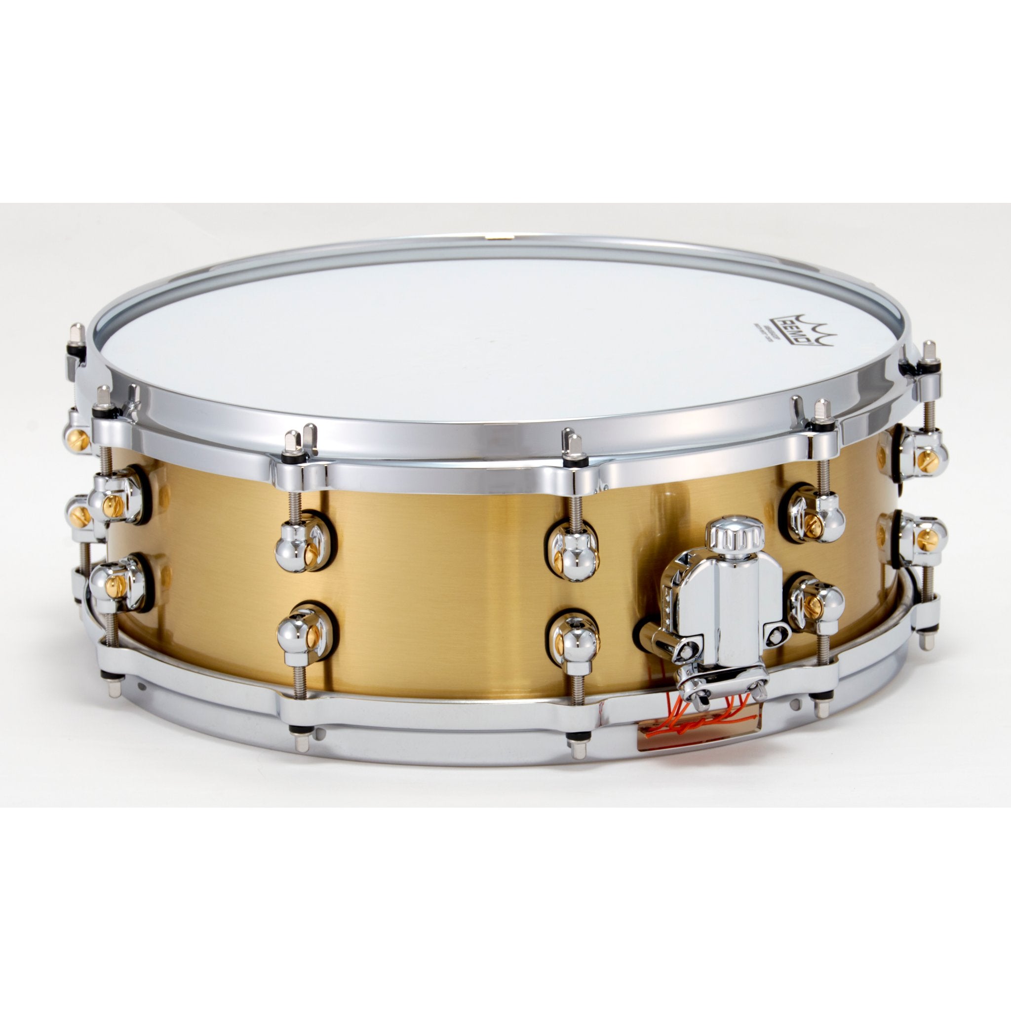 Pearl Reference One Brass Snare Drum - 14x5 - Image 4