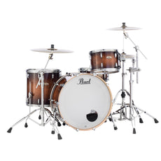 Pearl Session Studio Select 3-piece Drum Set Shell Pack - 24" Bass Drum - Gloss Barnwood Brown - Image 1