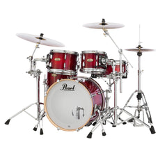 Pearl Session Studio Select 4-piece Drum Set Shell Pack - 20" Bass Drum - Antique Crimson Burst - Image 1
