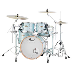 Pearl Session Studio Select 4-piece Drum Set Shell Pack - 20" Bass Drum - Ice Blue Oyster - Image 1