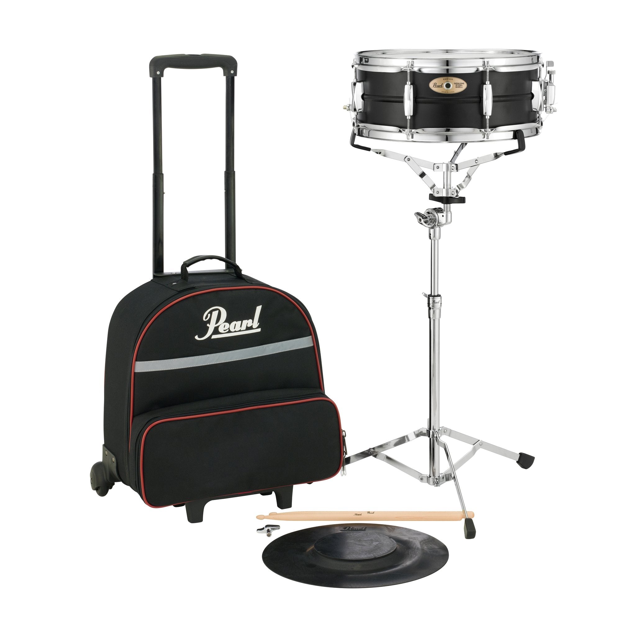 Pearl SK910C Educational Snare Drum Kit with Rolling Carrying Case - Image 1