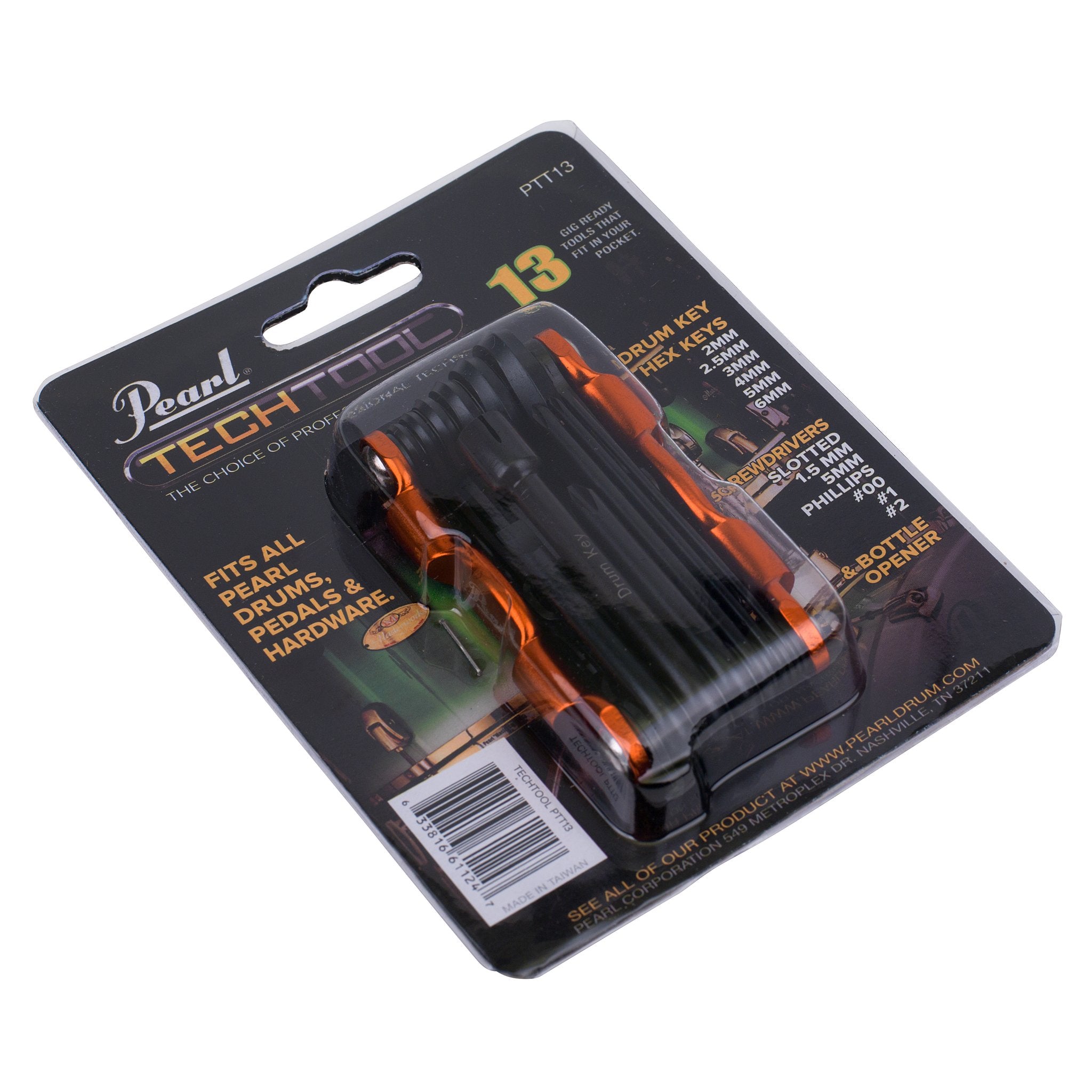 Pearl Techtool Drum Key Multi-Tool | Steve Weiss Music