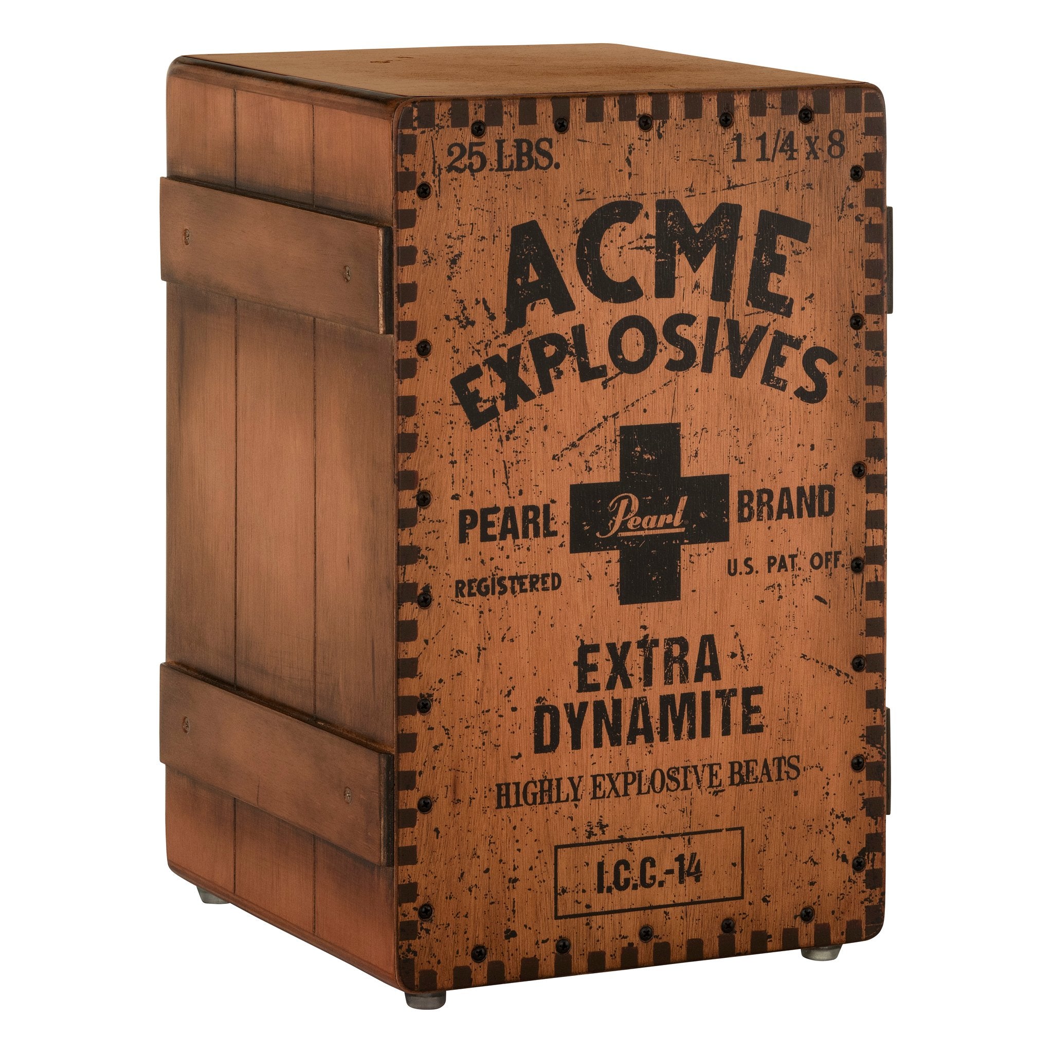 カー ゴールデンボックス 1ボックス 2 Pearl Vintage Style Crate Cajon - Acme Explosive | Steve Weiss Music