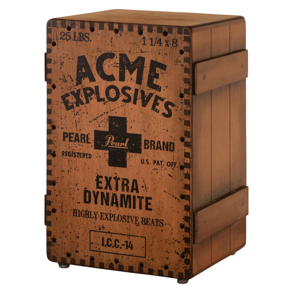 名作 mebel clam box イタリア製 60sビンテージ スペースエイジ Pearl Vintage Style Crate Cajon - Acme Explosive | Steve Weiss Music