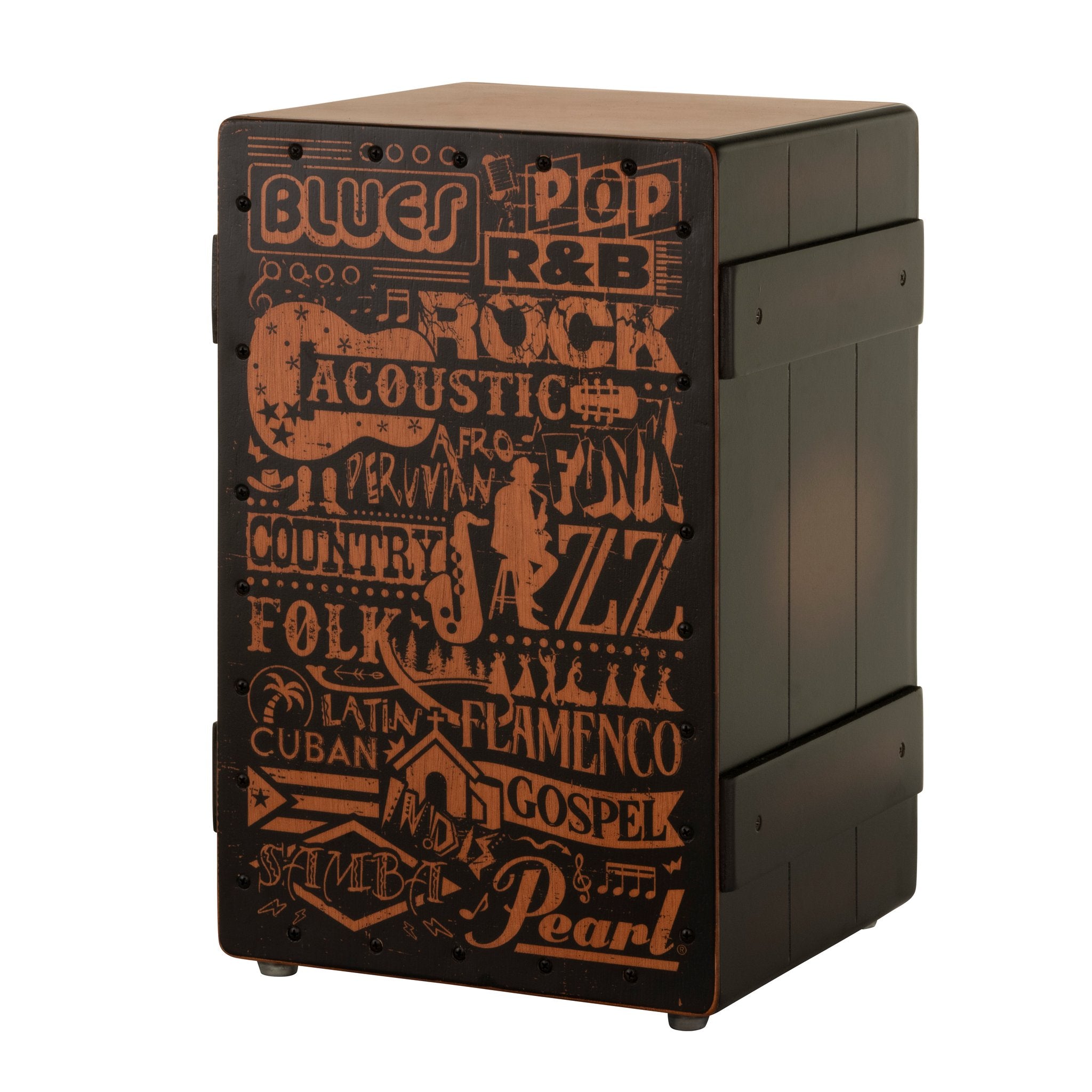 Pearl Vintage Style Crate Cajon - Genres Finish - Image 2