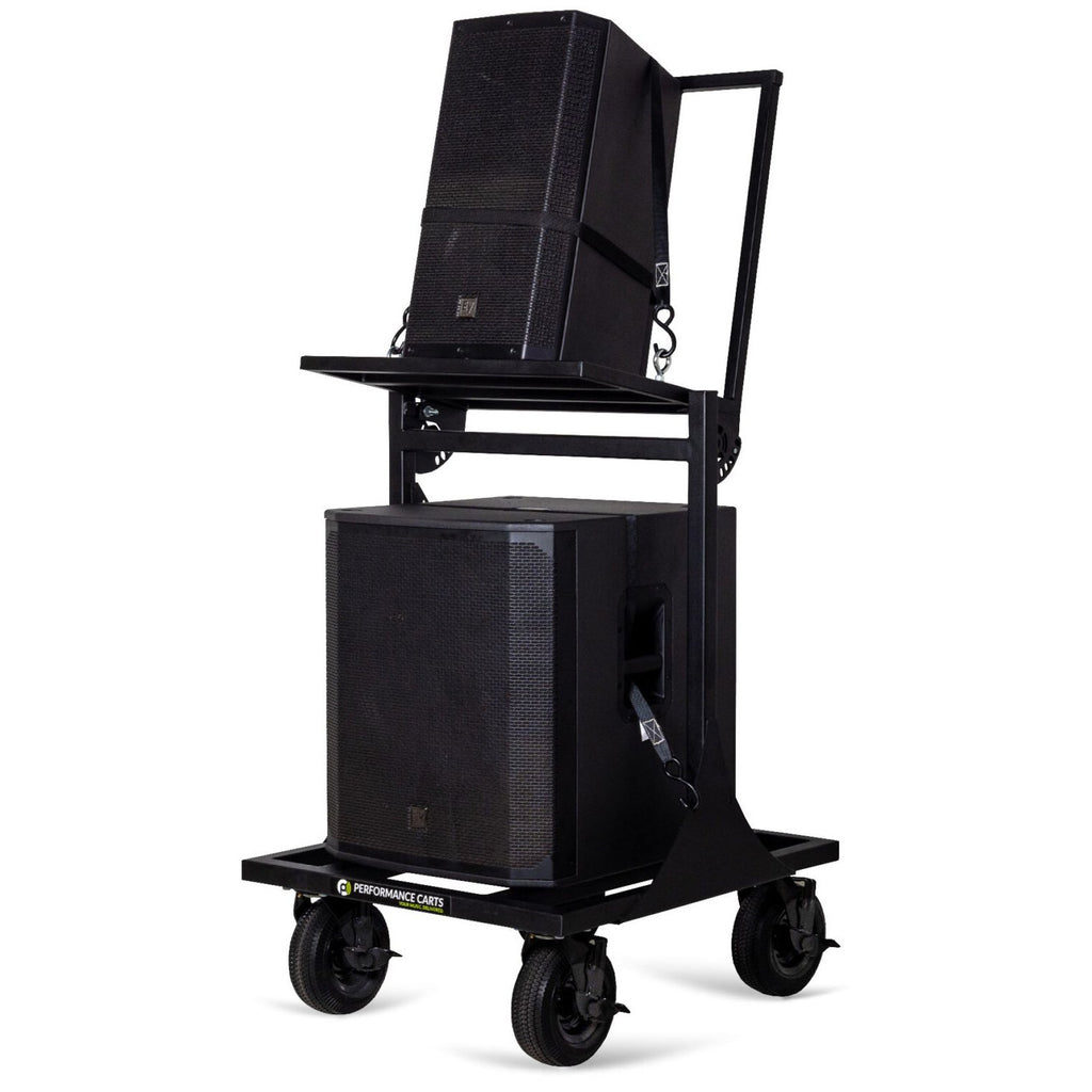 Complex Sound Cart Performance Carts PCS-220 Stacked Speaker Cart | Steve Weiss Music