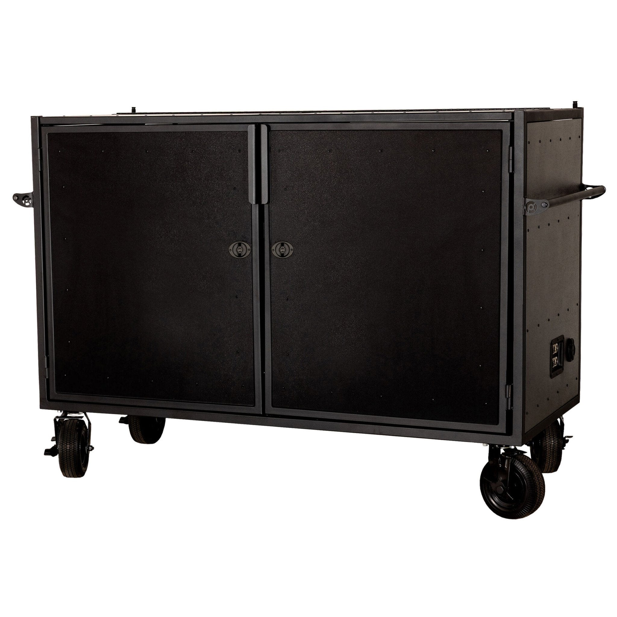 Performance Carts Triple Mixer Cart PCM-300 Front with Doors Closed