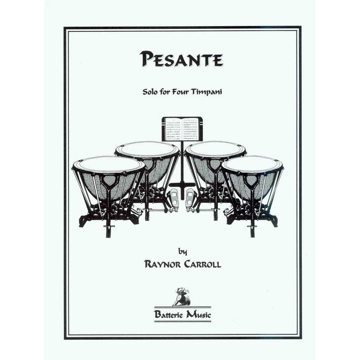 Pesante Solo for Four Timpani by Raynor Carroll
