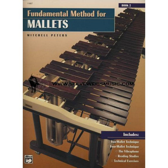 Peters-Fundamental Method for Mallets Vol. 2 | Steve Weiss Music