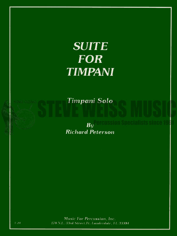 Peterson-Suite for Timpani-4T