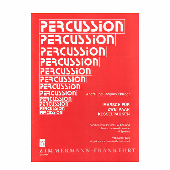 Philidor-March for Two Pairs of Kettledrums (SP) arr. Dyk-4T/P