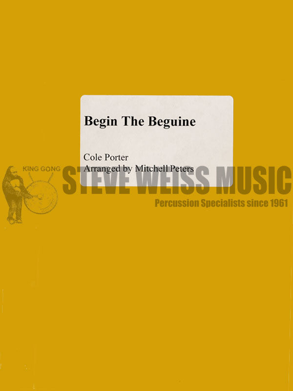 Porter-Begin the Beguine arr. Peters (SP)-B/X/5M/CB OS