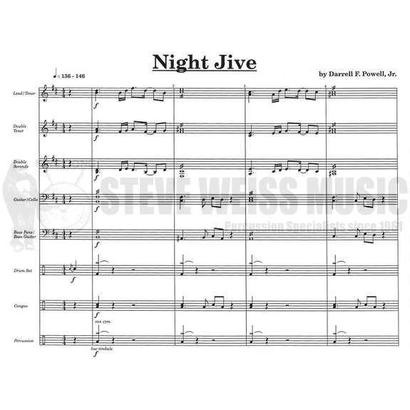 Powell-Night Jive (SP)-Steel Drs./DS/P