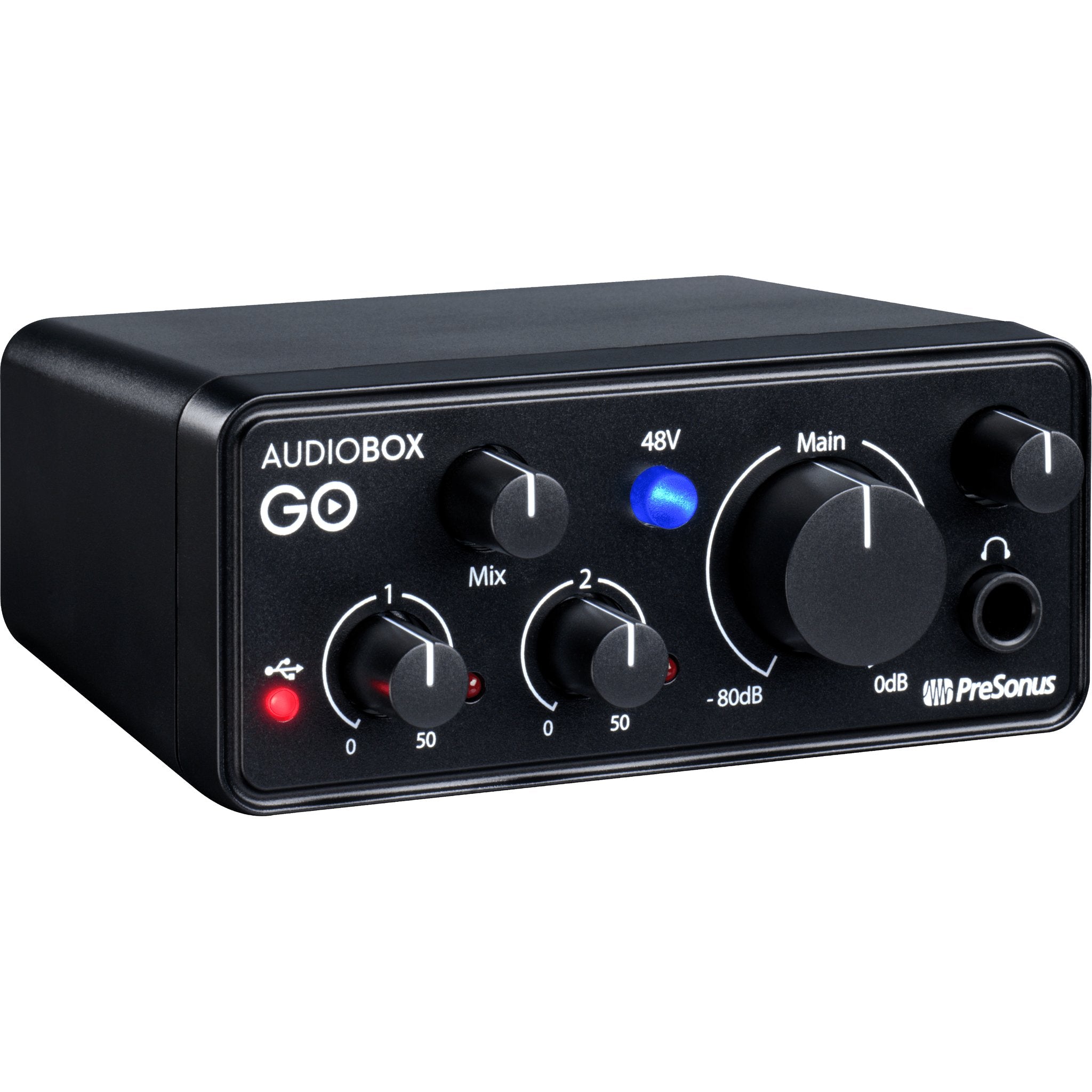 PreSonus AudioBox GO オーディオインターフェイス 本体 PreSonus AudioBox GO | Steve Weiss Music