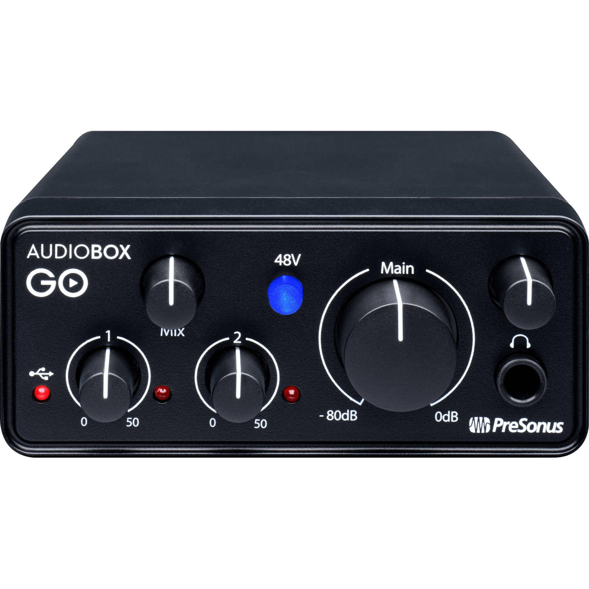 Presonus AudioBox GO オーディオインターフェイス 軽量 PreSonus AudioBox GO | Steve Weiss Music