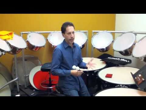 JGpercussion David Herbert DH4 Medium Roller Carbon Fiber Timpani