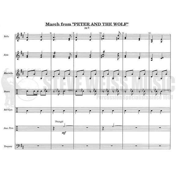 Prokofiev-Peter and the Wolf arr. Brooks (SP)-B/X/M/3T/P