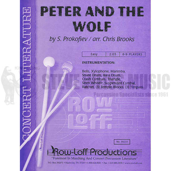 Prokofiev-Peter and the Wolf arr. Brooks (SP)-B/X/M/3T/P