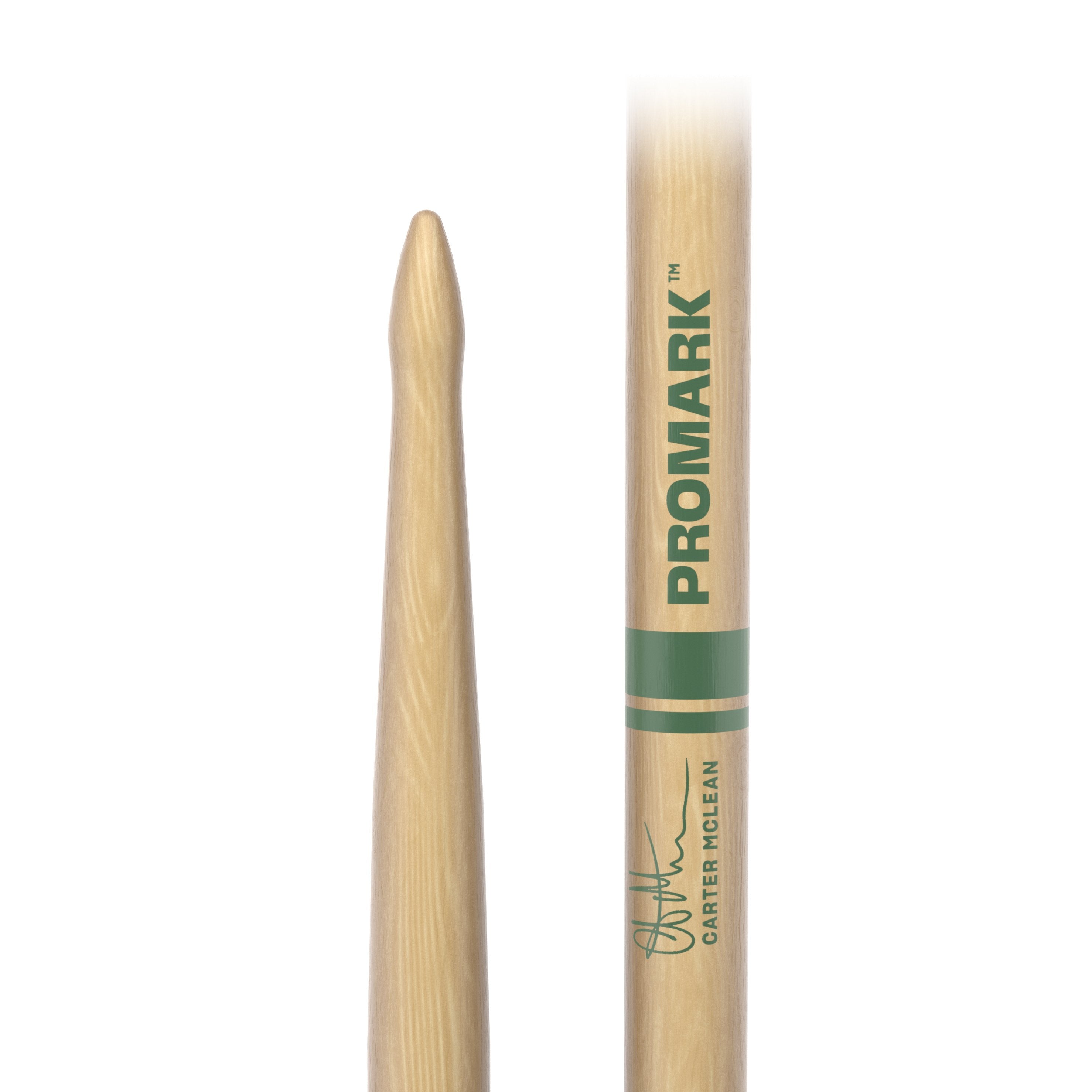 Promark Carter McLean Hickory Drumsticks - Wood Tip - Image 2