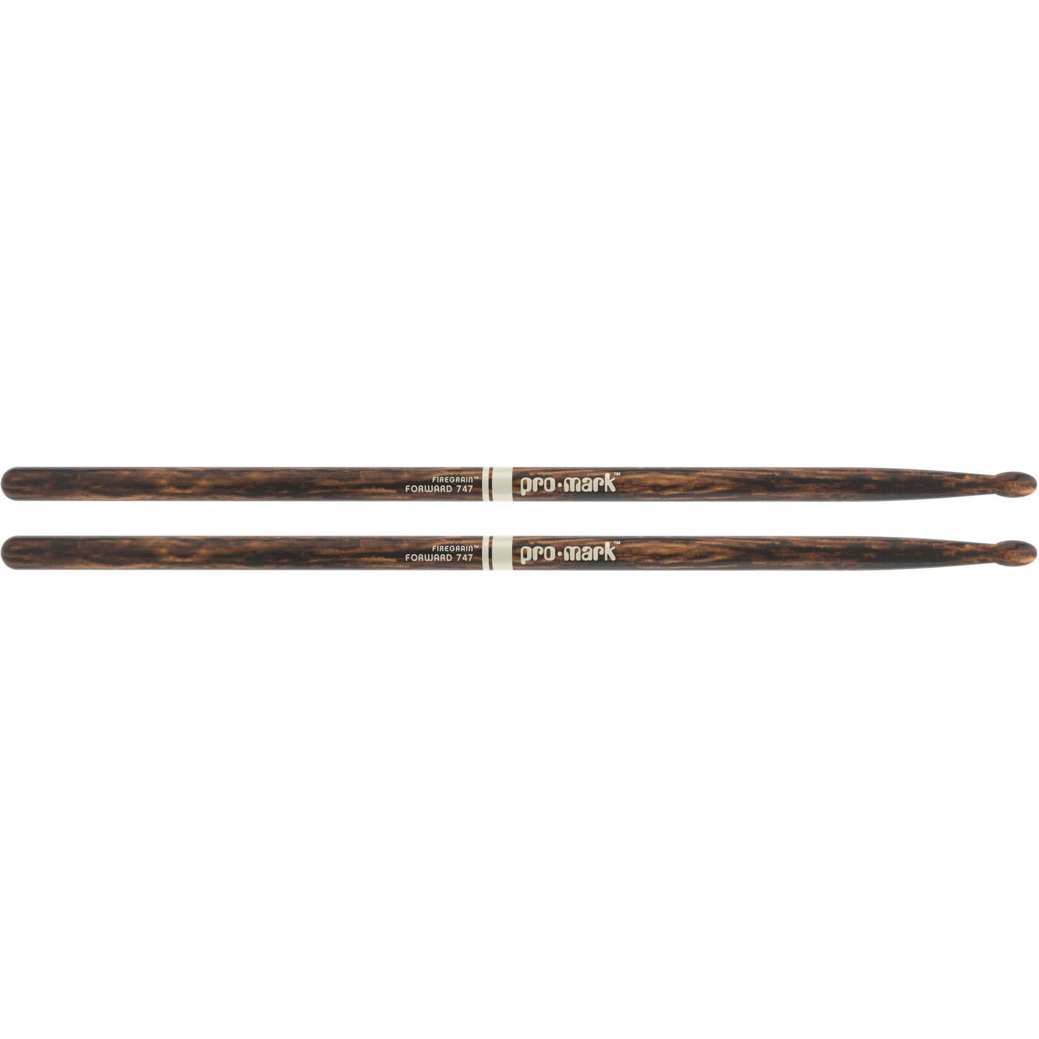 Promark Classic Forward FireGrain 747 Wood Tip Drumsticks Pair