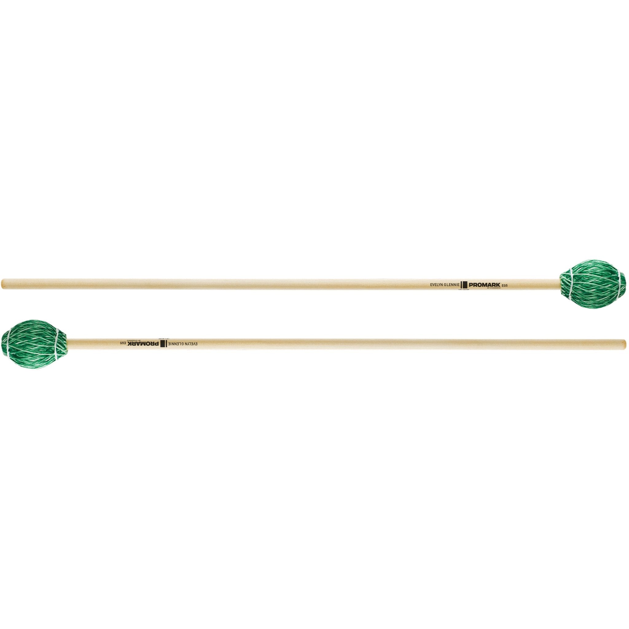 Promark EG5 Evelyn Glennie Hard Birch Keyboard Mallets pair