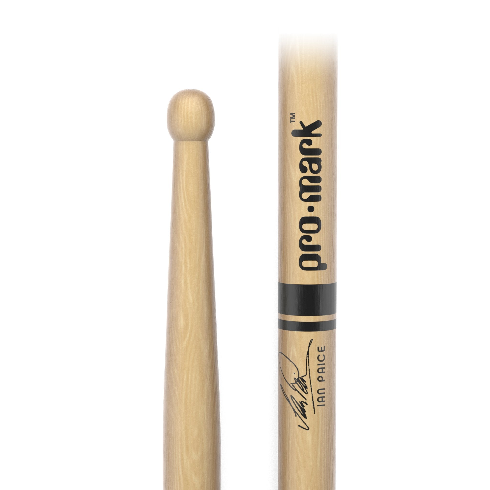Promark Ian Paice Drumsticks Signature Shoulder and Logo