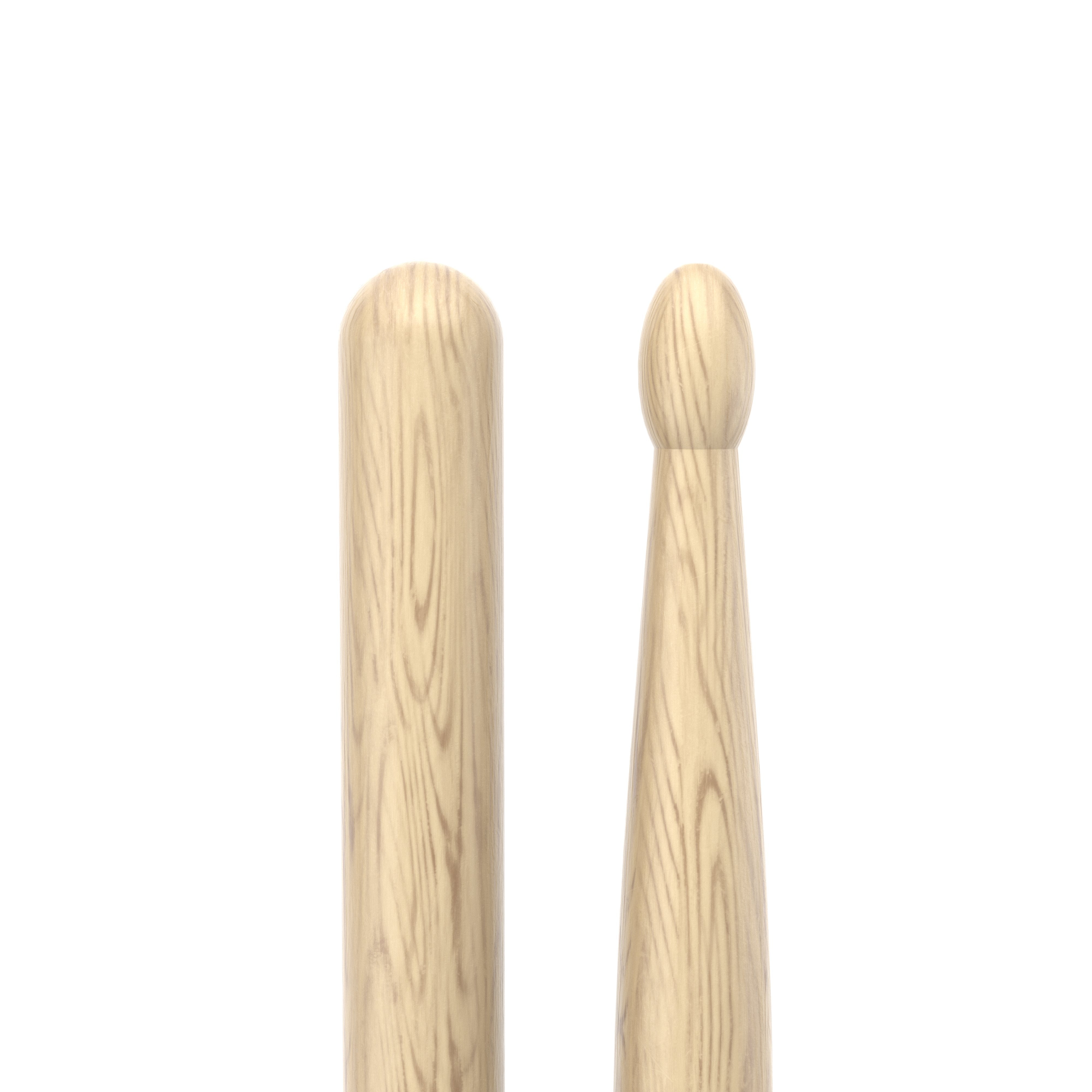 Promark PW5BW Classic Attack Shira Kashi Oak 5B Wood Tip Drumsticks - Image 4
