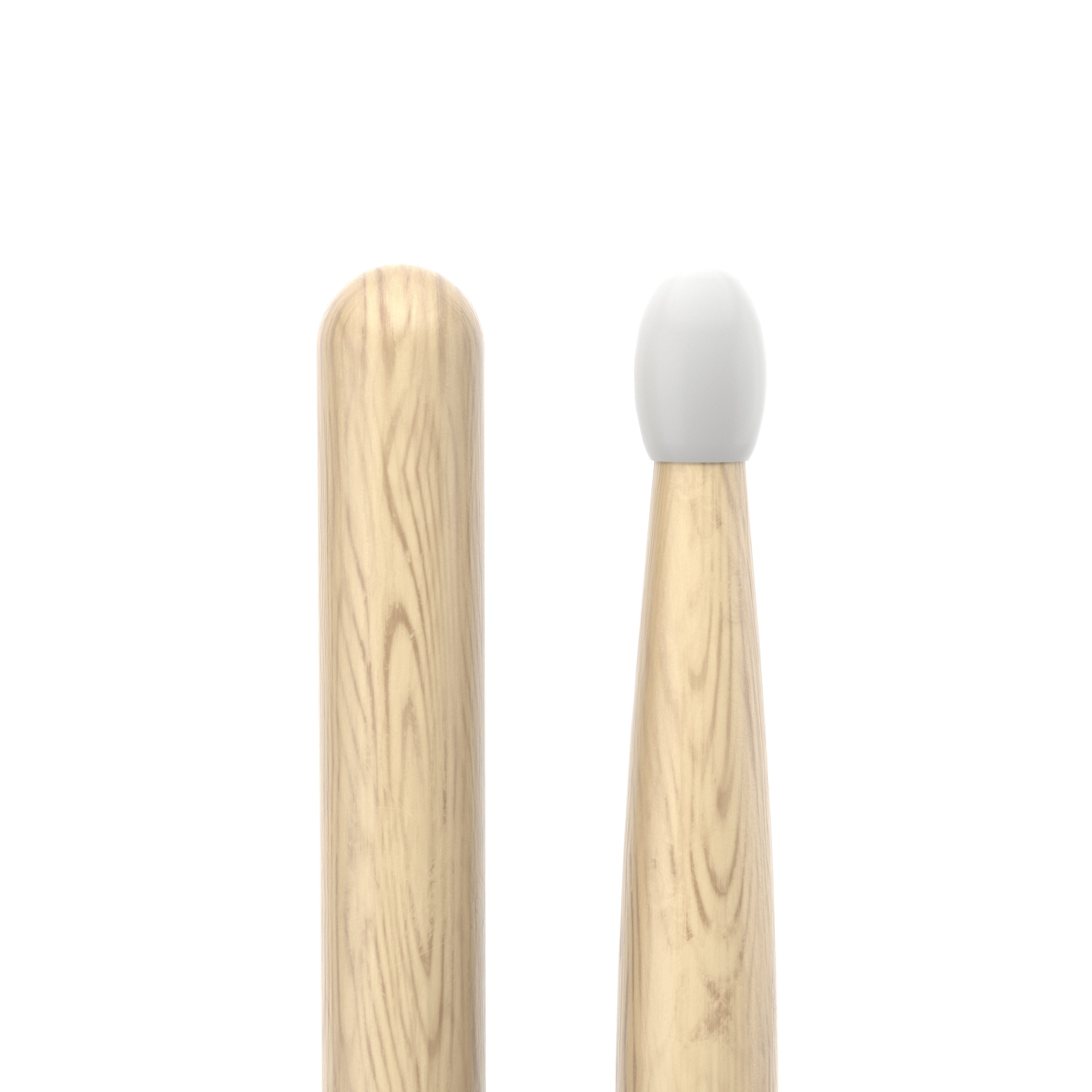 Promark PW747BN Japanese Oak Super Rock Nylon Tip Drumsticks - Image 4