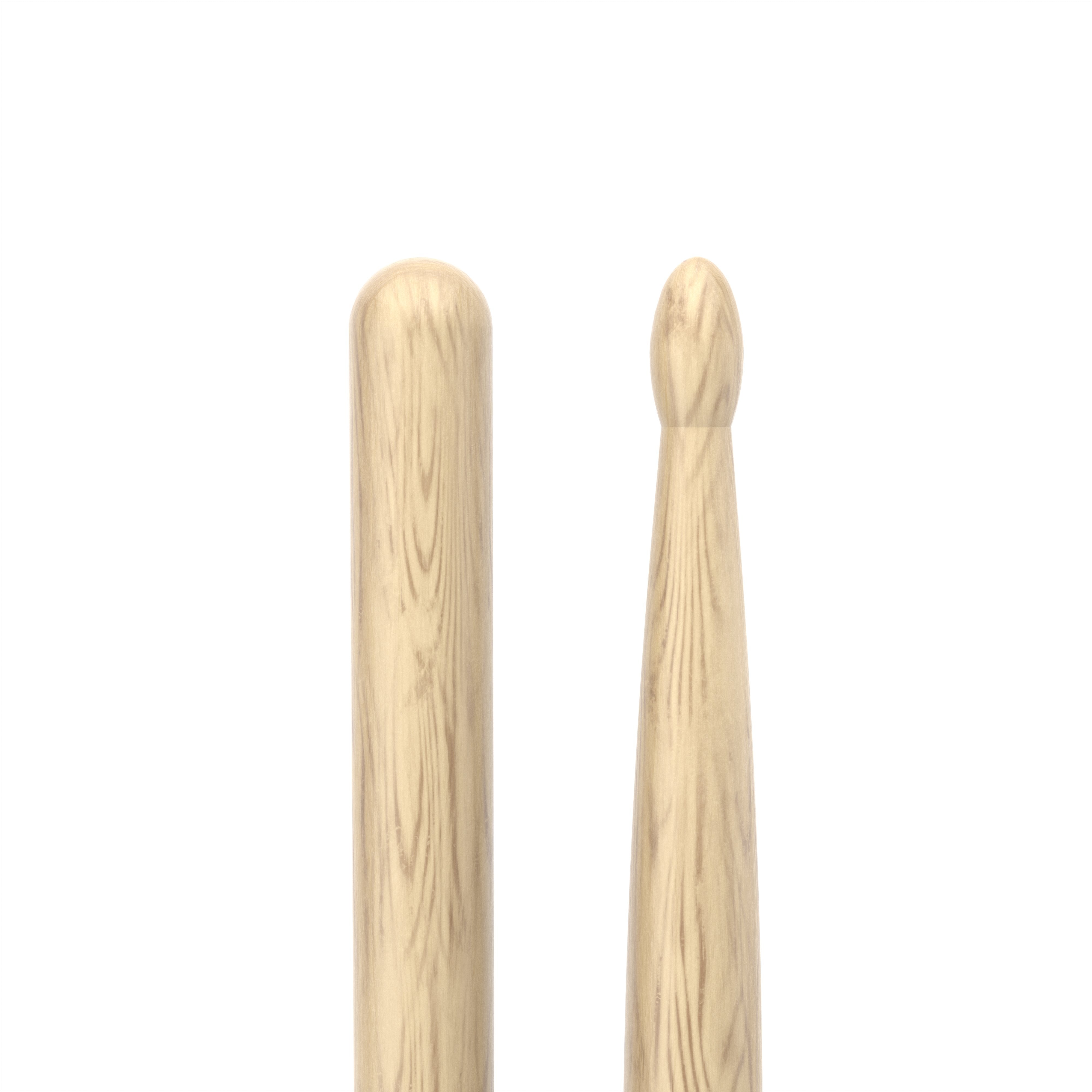 Promark PW7AW Classic Attack Shira Kashi Oak 7A Wood Tip Drumsticks - Image 4