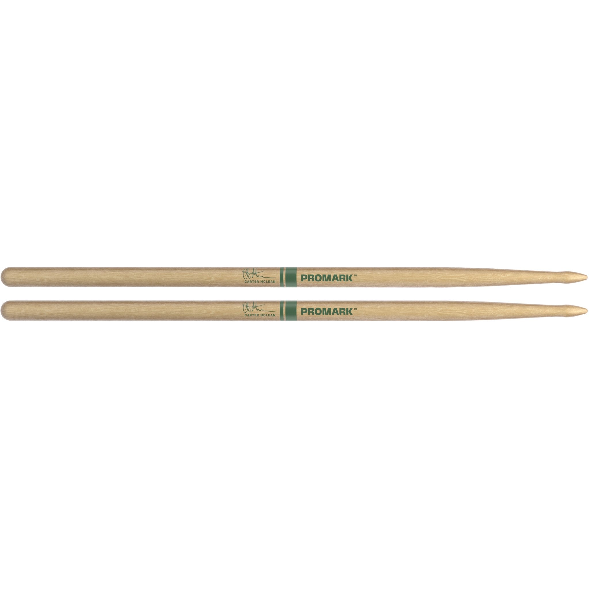 Promark RBCMW Carter McLean Hickory Drumsticks - Wood Tip