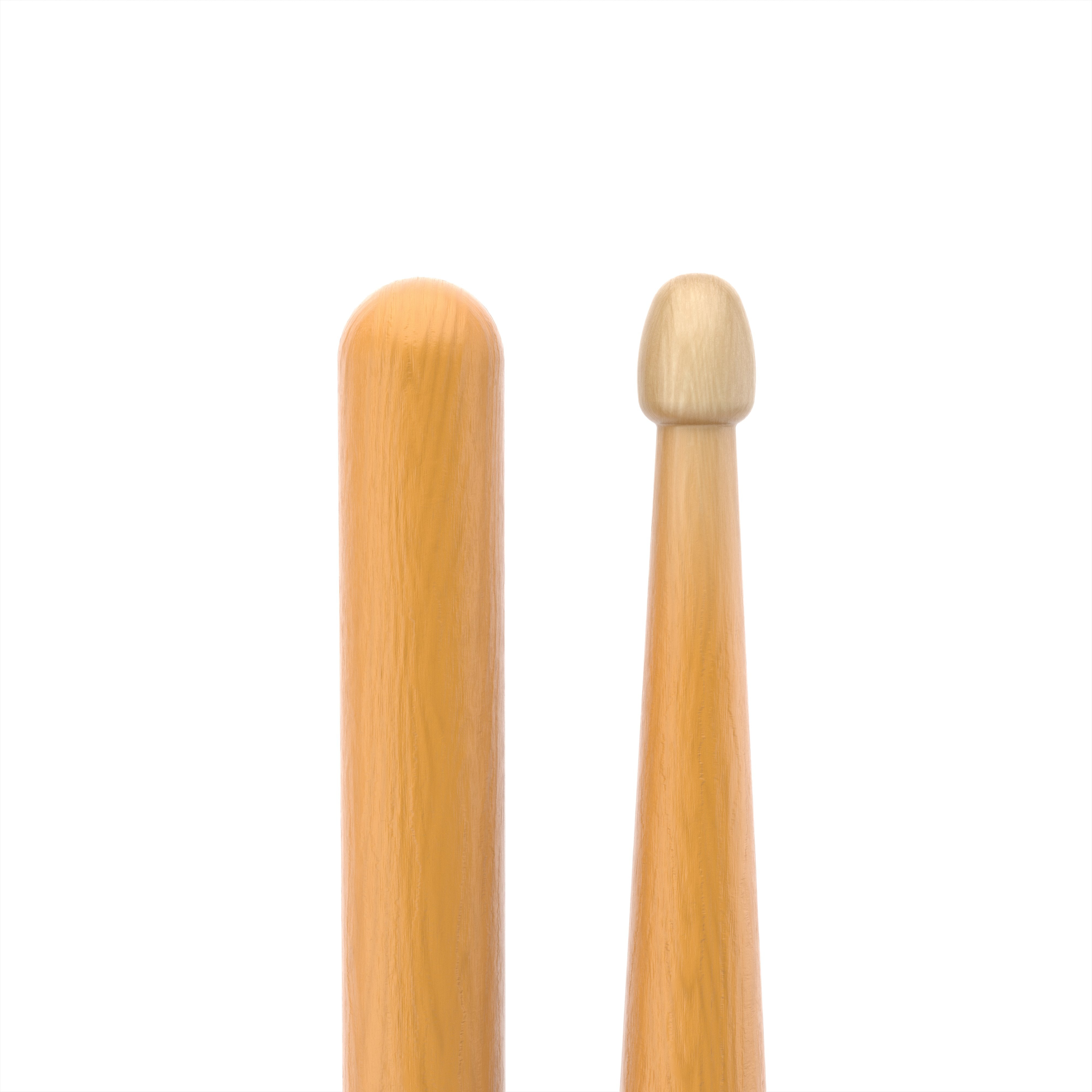 Promark Rebound 2B ActiveGrip Clear Hickory Acorn Wood Tip Drumsticks - Image 4