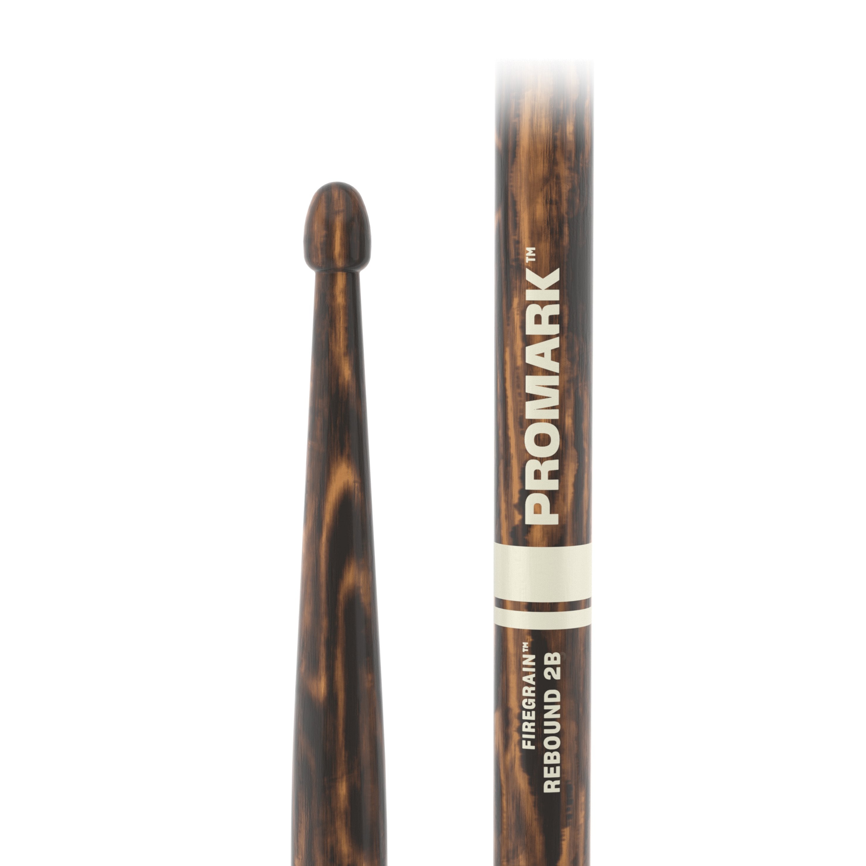 Promark Rebound 2B FireGrain Hickory Drumsticks - Image 2